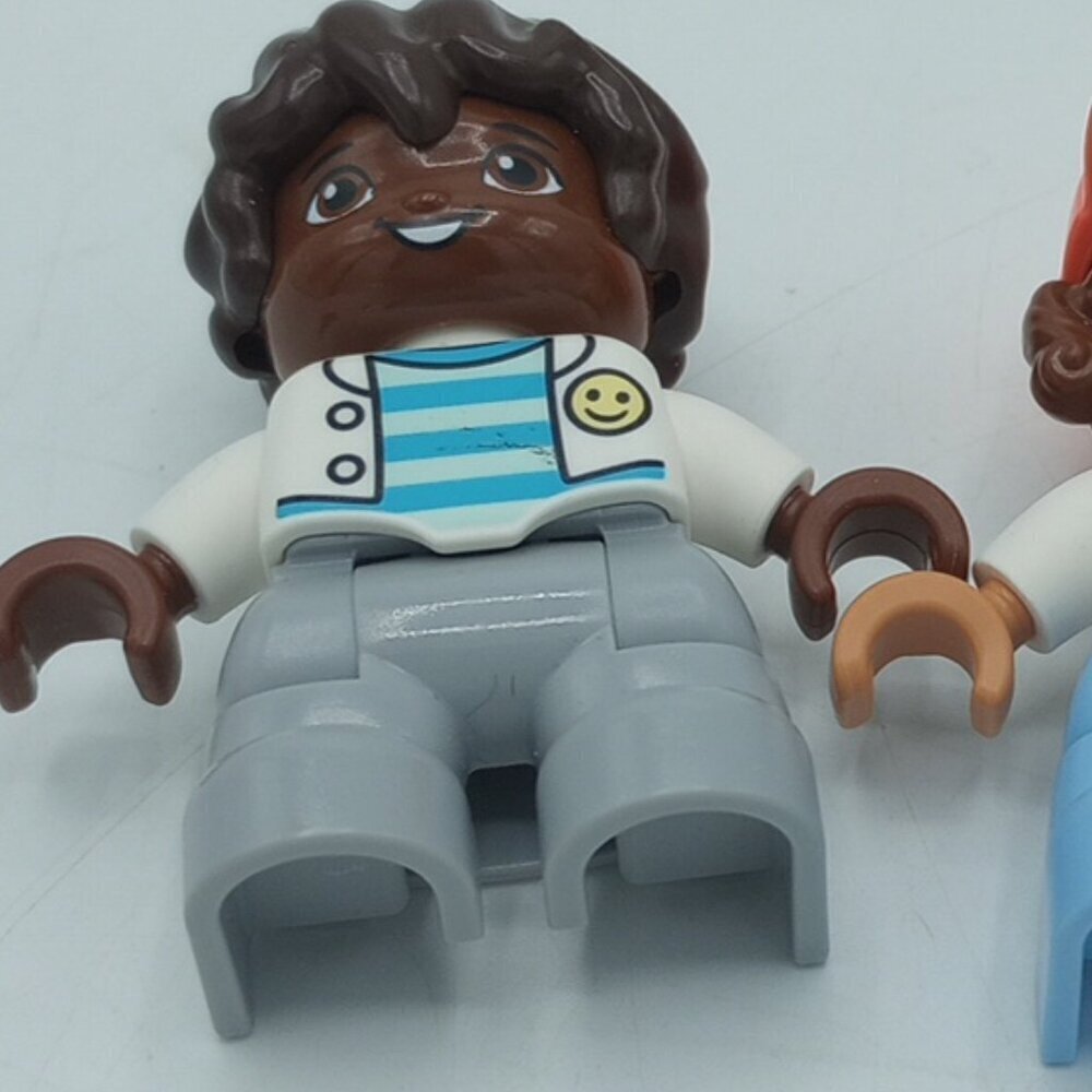 LEGO DUPLO Figures Lot of 3 Boy Girl Dog Family Pet Set Toddler Preschool Buildi - Picture 11 of 13